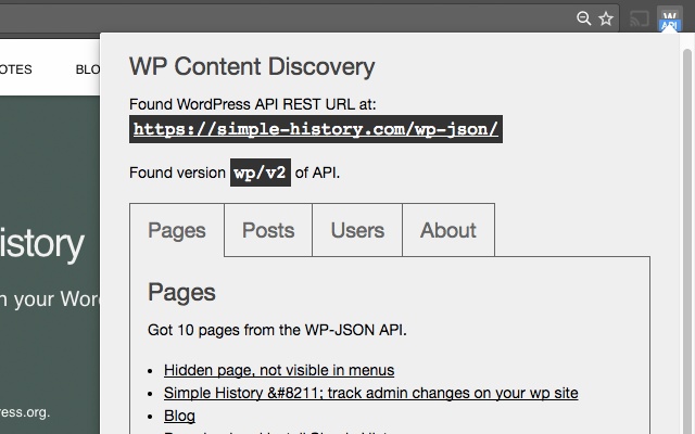 WP Content Discovery