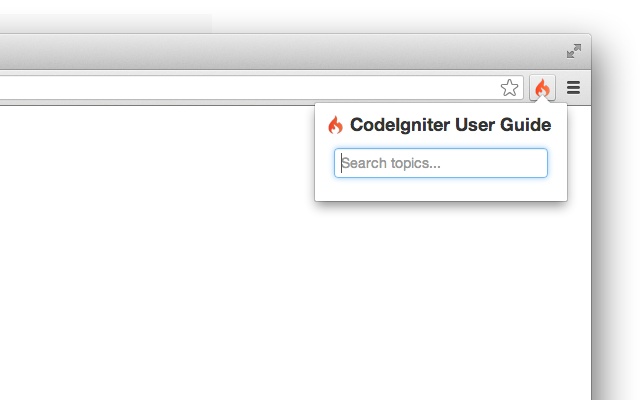CodeIgniter User Guide for Google Chrome™