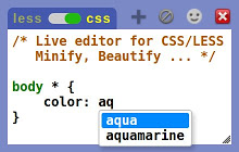 Live editor for CSS, Less & Sass - Magic CSS