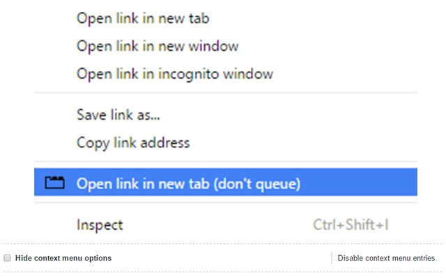 Tabs limiter with queue
