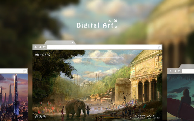 Digital Art HD Wallpaper Theme