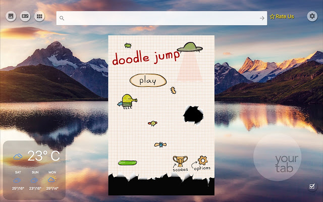 Doodle Jump Game New Tab