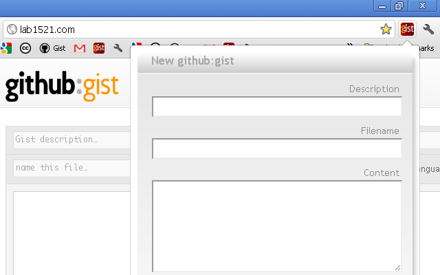 G:Gist – Create Github Gist