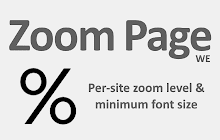 Zoom Page WE