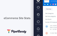 PipeCandy eCommerce site stats