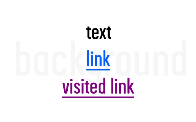 Link Text Color