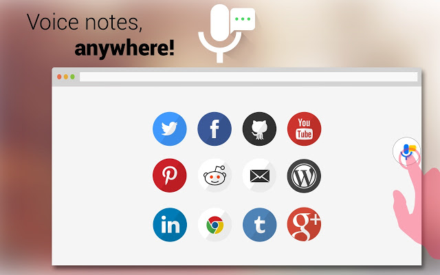 Talk and Comment – Voice notes anywhere