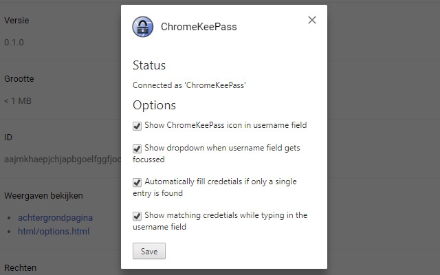 ChromeKeePass