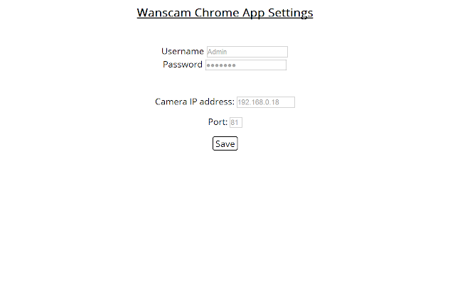 Wanscam IP Camera