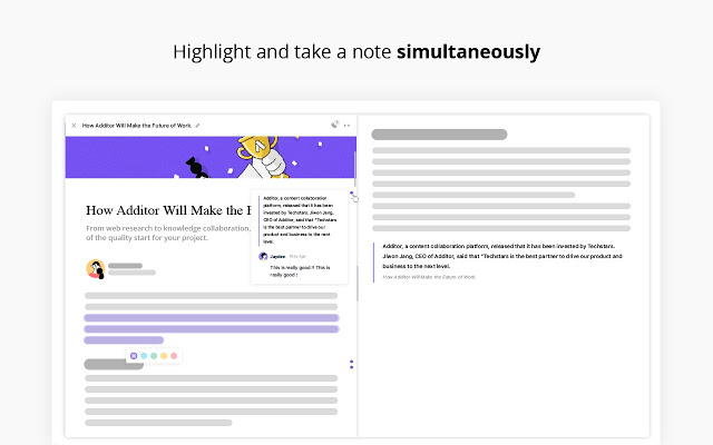 Additor – The Simplest Bookmark & Highlighter