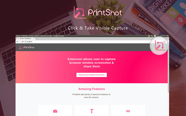 PrintShot : Screen capture, annotate & share