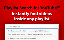 Playlist Search for YouTube