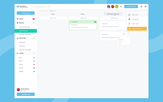 Swell – To Do List & Task Manager