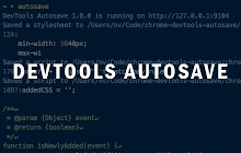DevTools Autosave