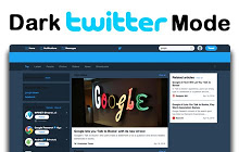 Dark Twitter Theme - black mode for Twitter