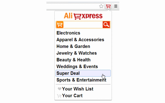 AliExpress Button