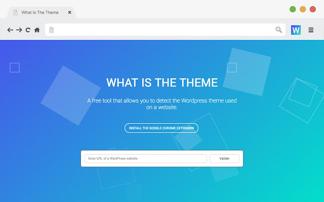 What Is The Theme – WordPress theme detector