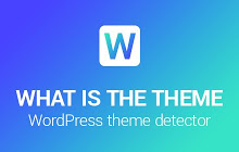 What Is The Theme - WordPress theme detector