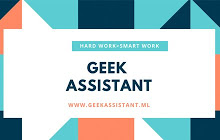 Geek Assistant