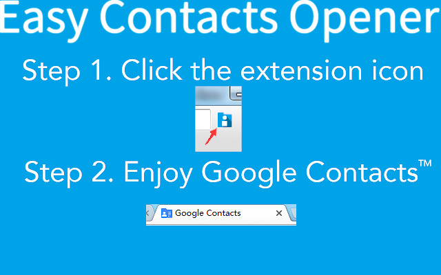 Easy Contacts Opener for Google Contacts™