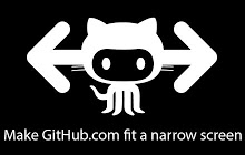 GitHub Responsive Width Layout