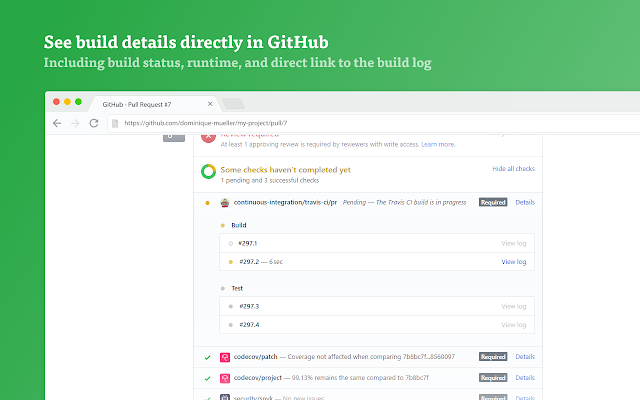 GitHub & Travis CI – Enhanced Status