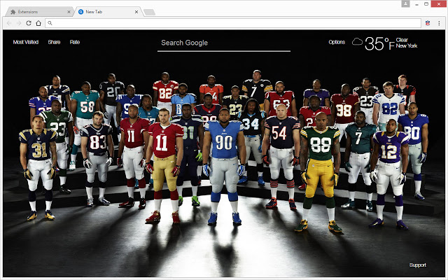 NFL Football & Super Bowl Champions HD NewTab