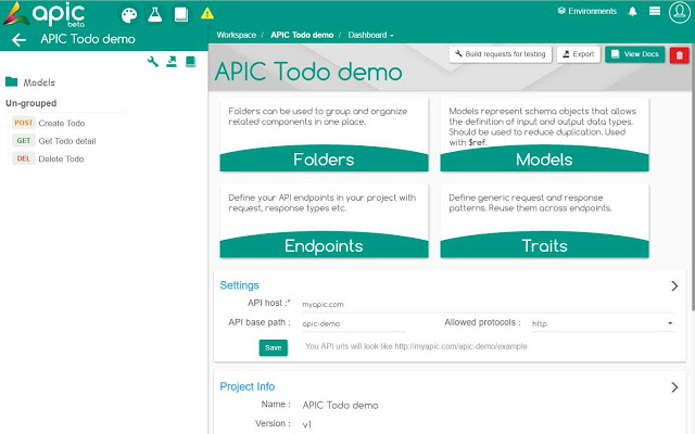 Apic – Complete API solution