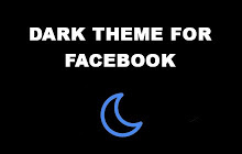 Black theme for Facebook