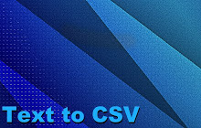 Text to CSV