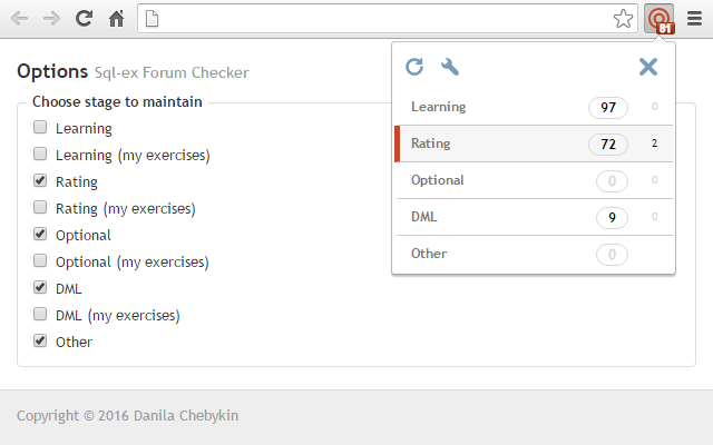 Sql-ex Forum Checker