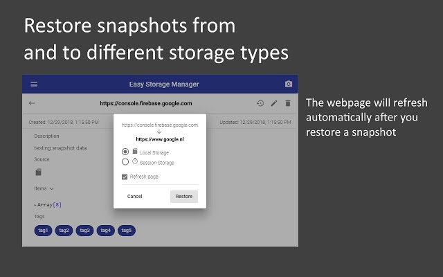Easy Storage Manager
