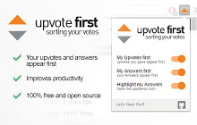 Upvote First for StackOverflow