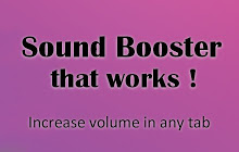 Sound Booster that works!
