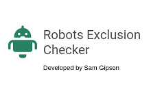 Robots Exclusion Checker