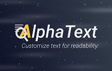 AlphaText - Make text readable!