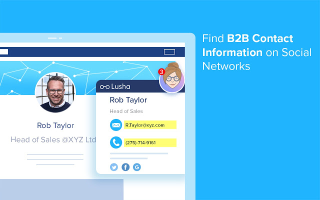 Lusha – Easily find B2B contact information