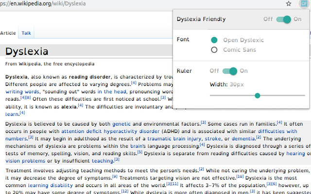 Dyslexia Friendly