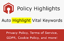 Policy Highlights: Focus on Vital Keywords