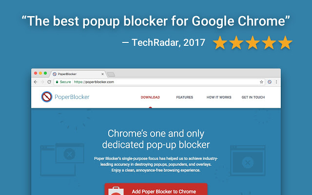 Pop up blocker for Chrome™ – Poper Blocker