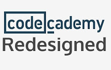 Codecademy Redesigned
