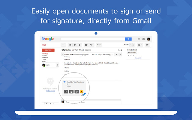DocuSign – 适用于 Gmail 的电子签名