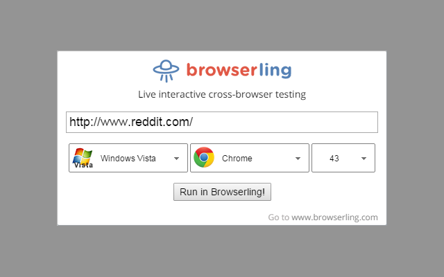 Browserling – Cross-browser testing