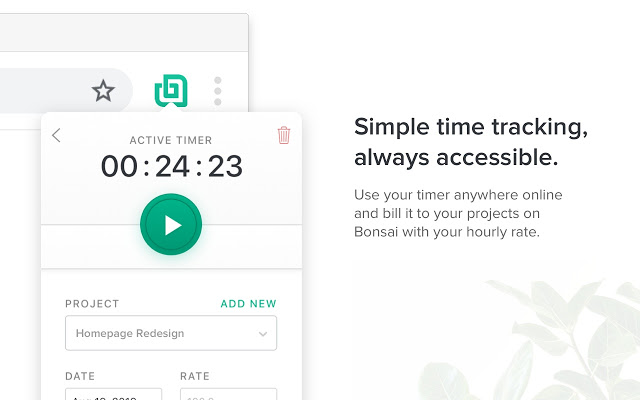 Bonsai Time Tracker