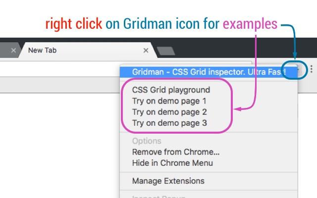 Gridman – CSS Grid inspector. Ultra Fast!