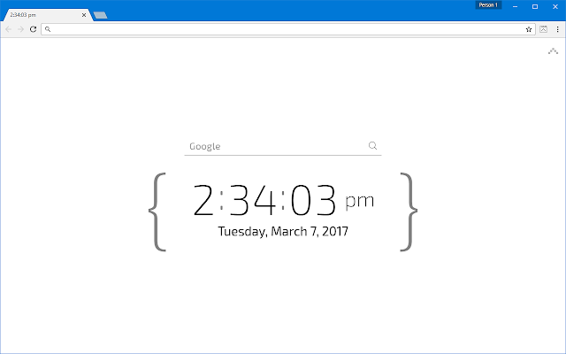 CaretTab – 新式可以显示时间和日期的标签