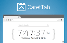 CaretTab - 新式可以显示时间和日期的标签