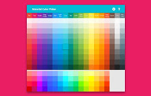 Material Design Color Palette - Click to Copy