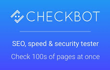 Checkbot: SEO, Web Speed & Security Tester ?