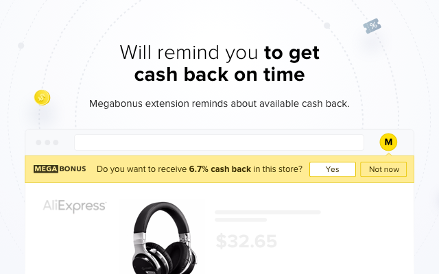 MegaBonus – up to 40% cash back